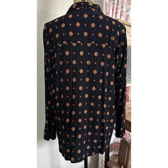 Free People Intimately Medallion Print Long Sleeve Top - Picture 4 of 5